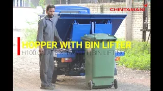 Hopper with Bin Lifter Mechanism