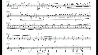 Rachmaninoff   Symphony No 2 in E minor, 2 mov. Violin Orchestra Audition Excerpt with Score