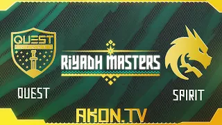 🔴DOTA 2 [RU] Quest Esports vs Team Spirit [bo2] Riyadh Masters 2023, Group Stage, Group A