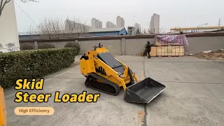 High Quality Skid Loaders Hot Sale China Mini Skidsteer Crawler Skid Steer Loader With Attachments