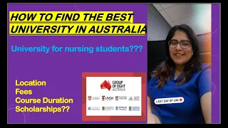 Which is the best university to study Nursing in Australia |How to Apply for 2023 intake?