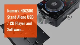 Numark NDX500  Stand Alone USB / CD Player and Software Controller with Touch-Sensitive Jog Wh...