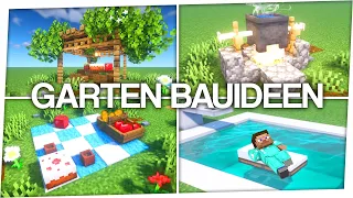 5 Garten Bauideen in Minecraft 🌳