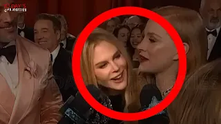 Nicole Kidman had strange poses and lost look at Oscars 2023