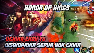 REVIEW ZHOU YU! KEREN MIRIP SASUKE UCHIHA, TAPI KILL GUA NGAPA DISAMPAH MULU COKK! - HONOR OF KINGS