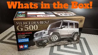 Tamiya CC-02 (Mercedes G 500 detailed unboxing)