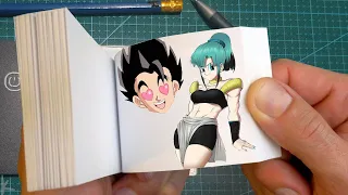 Gogeta Vs Bulchi Flipbook - Dragon Ball Fusion Animation