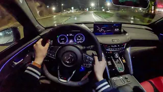 2024 Acura TLX Type S - POV Night Drive (Binaural Audio)
