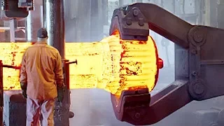 HYPNOTIC Video Inside Extreme Forging Factory Steel Pneumatic Hammer Mega Machine