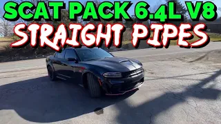 2021 Dodge Charger Scat Pack 6.4L HEMI V8 DUAL EXHAUST w/ STRAIGHT PIPES!