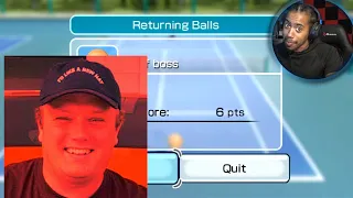 The Backhand Shot XD | Impossible Wii Sports Tennis Platinum Medal | (Skylight Reacts)