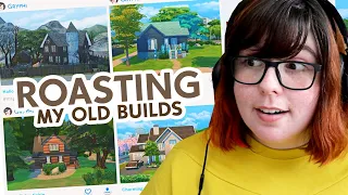 Roasting My Old Builds in The Sims 4