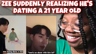 ZEE SUDDENLY REALIZING HE’S DATING A 21 YEAR OLD *Reaction*