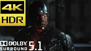 Cyborg Meets Wonder Woman Scene | Zack Snyder's Justice League (2021) Movie Clip 4K HDR