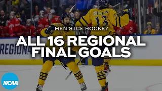 All 16 goals in the 2023 NCAA men's hockey regional finals