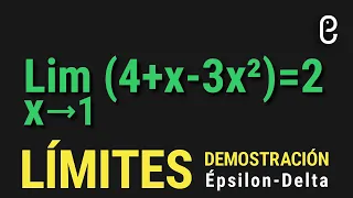 👊😎 LÍMITES (DEMOSTRACIÓN Épsilon-Delta) 🔥 EXPLICACIÓN INÉDITA 🔥