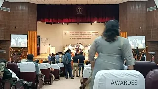 AWARD DISTRIBUTION TO BEST STUDENTS OF ALL DEPARTMENT AT AIIMS NEW DELHI JLN AUDITORIUM