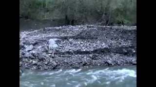 Restauración de ríos: demolición de un azud en el río Bernesga