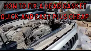 how to fix a head gasket quick easy and CHEAP! with k-seal