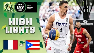 France v Puerto Rico | Men | Highlights | Crelan FIBA 3x3 World Cup 2022