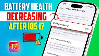 Fixing iPhone Battery Health Drop in iOS 17 (Easy Solutions)