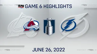 Stanley Cup Final Game 6 Highlights | Avalanche vs. Lightning - June 26, 2022