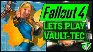 FALLOUT 4: VAULT-TEC DLC Let's Play! (Quest Playthrough + Building Vault 88)