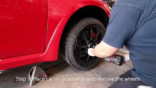 How to: Install lowering springs on a 2023 Civic Type R | THE EASY WAY!! | Step by step