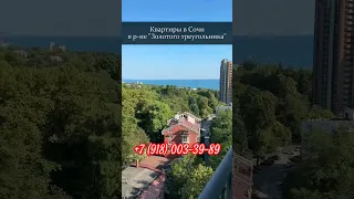 Квартира в Сочи с видом на море и дендрарий.