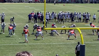 Bradley Chubb DESTROYS Ezekiel Elliott during joint practice!!!