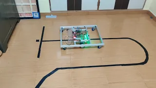 Automated guided vehicle (AGV) using IR sensor