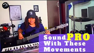 These Movements Will Help You Sound More Pro | 6 -1- 2- 4 Chord Progressions | Bass Tutorial