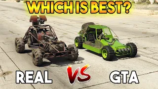 GTA 5 DUNE FAV VS REAL MAD MAX BUGGY | WHICH IS BEST?