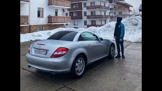 Mercedes SLK kompressor 2005 г.в. Дорога в Сочи.