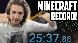 NEW INSANE MINECRAFT SPEEDRUN  RECORD! - xQc 1.16 Personal Best!