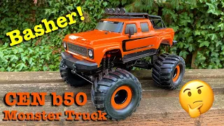 CEN Racing b50 Monstertruck! // Unboxing, Review & Run Footage //