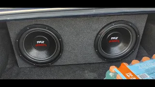 Amp and Subs Install on the mustang