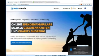 Webinar "Online Spendentool von HelpMundo" Haus des Stiftens gGmbH