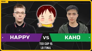 WC3 - TeD Cup 15 - LB Final: [UD] Happy vs Kaho [NE] (Group D - Ro16)