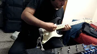 U2 Where The Streets Have No Name Boss GT-1000 guitar cover sound test 2