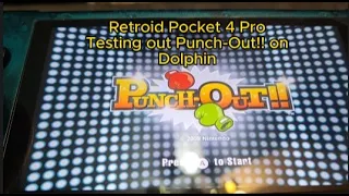 Retroid Pocket 4 Pro Testing out Punch-out!! on Dolphin Emulator #retroidpocket4pro #wii #punchout