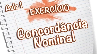 Exercícios - Concordância Nominal [Prof Noslen]