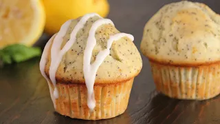 Poppy Seed Lemon Muffins | Bakery Style Muffins | How Tasty Channel