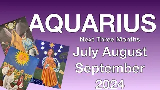 ♒️ Aquarius Next Three Months July August September Open Your Eyes, Recognition Collab Partnership