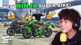 Giving a New "NINJA" SUPERBIKE to my bestfriend!! (malupet na regalo) | Gta 5 Roleplay