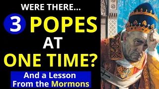 Were there 3 Popes at one time in the Catholic Church?