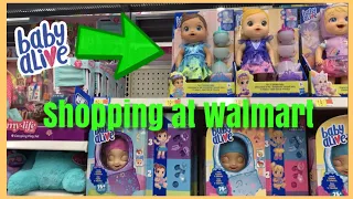 Shopping at Walmart For New Toys Baby Alive dolls, Barbie,and More