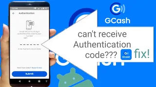 Can't receive authentication code in gcash. fix!