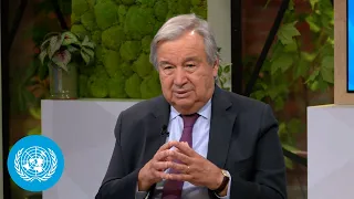 UN Chief: "It's a suicide that climate change has moved out of the priorities for decision makers"