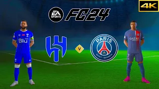 FC 24 - AL HILAL vs. PSG - Neymar vs. Mbappé - [4K]